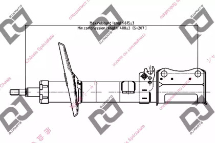 Амортизатор DJ PARTS DS1030GS